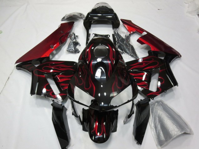 Rosso Fiamma 2003-2004 Honda CBR600RR Carénage Moto Rosso Fiamma 2003-2004 Honda CBR600RR Carénage Moto