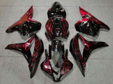 Rosso Fiamma 2009-2012 Honda CBR600RR Carénage Moto