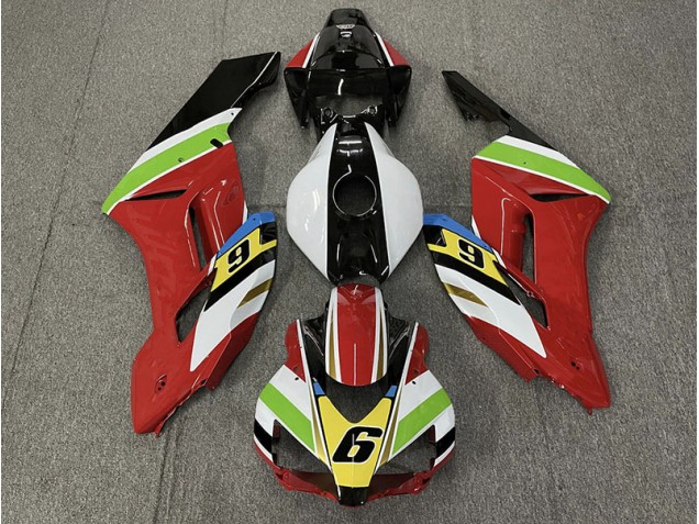 Rouge 6 2004-2005 Honda CBR1000RR Carénage Moto Rouge 6 2004-2005 Honda CBR1000RR Carénage Moto