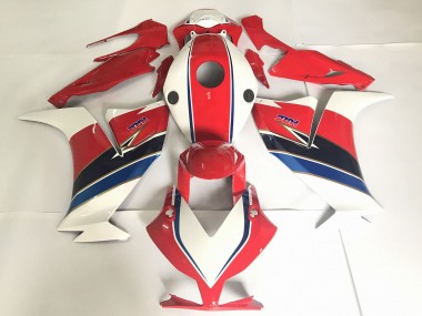 Rouge Avec Blanc / Bleu 2012-2016 Honda CBR1000RR Carénage Moto