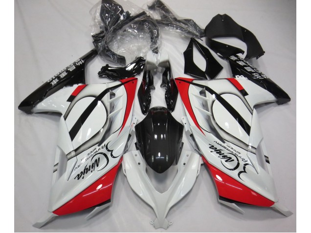 Rouge & Blanc 2013-2018 Kawasaki Ninja 300 Carénage Moto Rouge & Blanc 2013-2018 Kawasaki Ninja 300 Carénage Moto