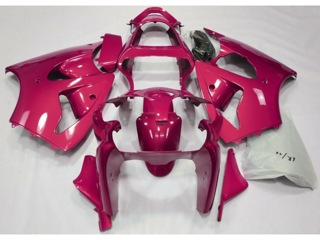 Rouge Bonbon 2000-2002 Kawasaki ZX6R Carénage Moto Rouge Bonbon 2000-2002 Kawasaki ZX6R Carénage Moto