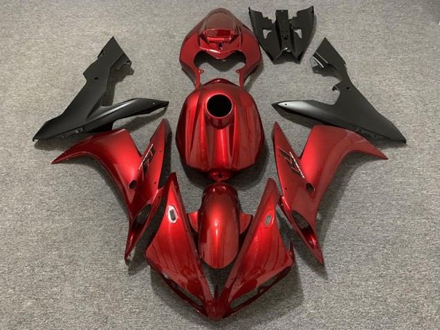 Rouge Bonbon 2004-2006 Yamaha R1 Carénage Moto Rouge Bonbon 2004-2006 Yamaha R1 Carénage Moto