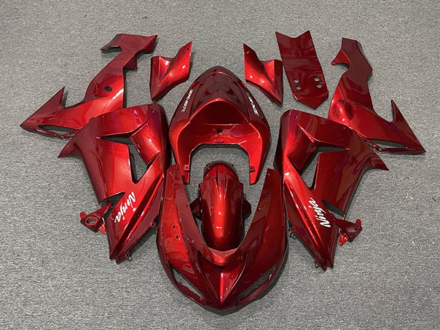 Rouge Bonbon 2006-2007 Kawasaki ZX10R Carénage Moto Rouge Bonbon 2006-2007 Kawasaki ZX10R Carénage Moto