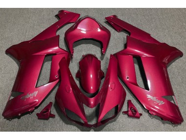 Rouge Bonbon 2007-2008 Kawasaki ZX6R Carénage Moto