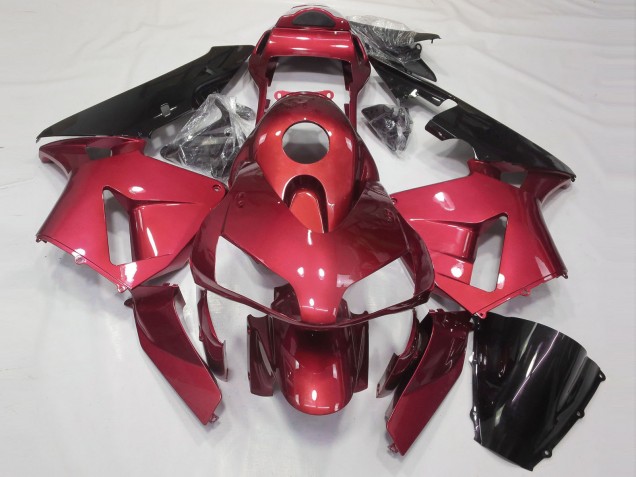 Rouge Bonbon Brillant 2003-2004 Honda CBR600RR Carénage Moto Rouge Bonbon Brillant 2003-2004 Honda CBR600RR Carénage Moto