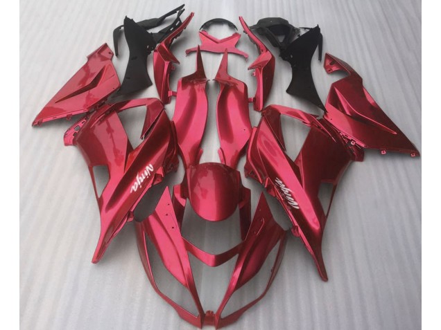 Rouge Bonbon Brillant 2016-2019 Kawasaki ZX10R Carénage Moto Rouge Bonbon Brillant 2016-2019 Kawasaki ZX10R Carénage Moto