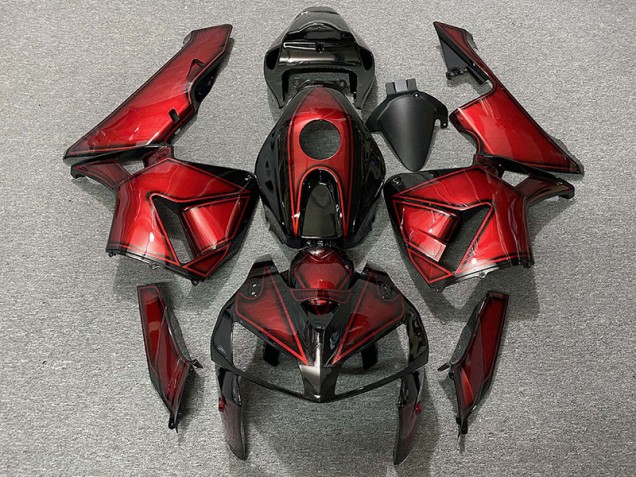 Rouge Bonbon Profond 2005-2006 Honda CBR600RR Carénage Moto Rouge Bonbon Profond 2005-2006 Honda CBR600RR Carénage Moto