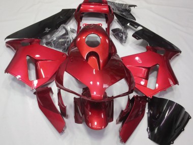 Rouge Bonbon Uni 2003-2004 Honda CBR600RR Carénage Moto
