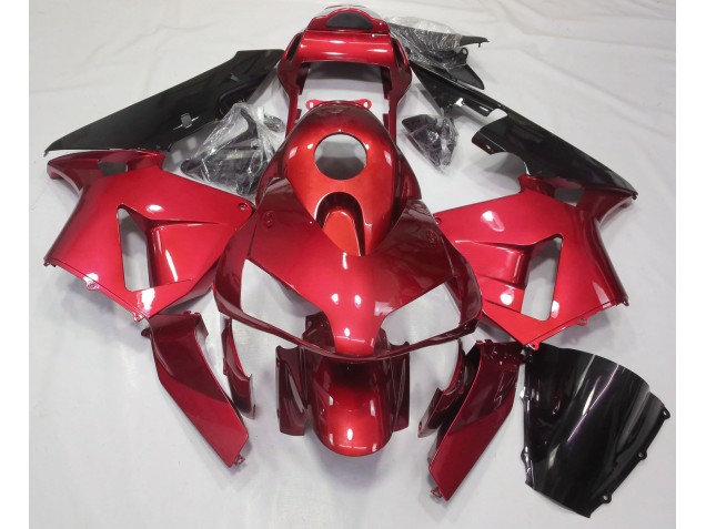 Rouge Bonbon Uni 2003-2004 Honda CBR600RR Carénage Moto Rouge Bonbon Uni 2003-2004 Honda CBR600RR Carénage Moto
