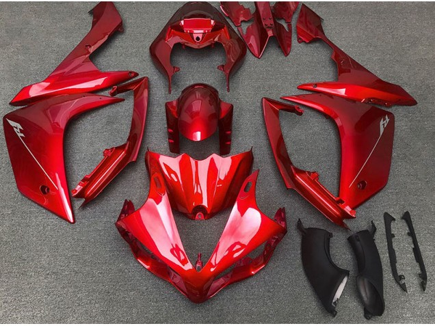 Rouge Brillant 2007-2008 Yamaha R1 Carénage Moto Rouge Brillant 2007-2008 Yamaha R1 Carénage Moto