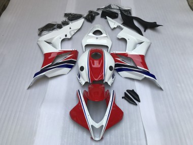 Rouge Brillant & Blanc 2007-2008 Honda CBR600RR Carénage Moto