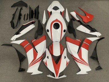 Rouge Brillant & Blanc 2012-2016 Honda CBR1000RR Carénage Moto