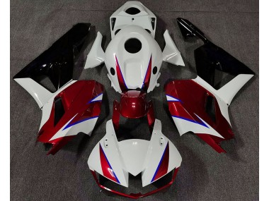 Rouge Brillant Blanc & Bleu 2013-2023 Honda CBR600RR Carénage Moto