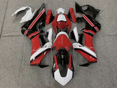 Rouge Brillant Blanc & Noir 2017-2023 Honda CBR1000RR Carénage Moto