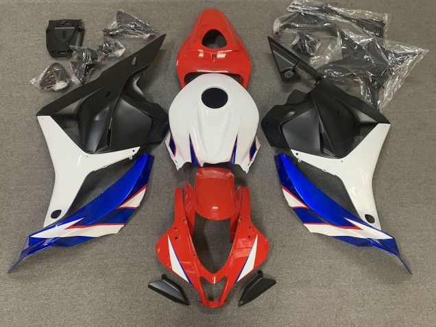 Rouge Brillant Bleu & Blanc 2009-2012 Honda CBR600RR Carénage Moto Rouge Brillant Bleu & Blanc 2009-2012 Honda CBR600RR Carénage Moto