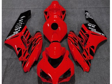 Rouge Brillant Flamme 2004-2005 Honda CBR1000RR Carénage Moto
