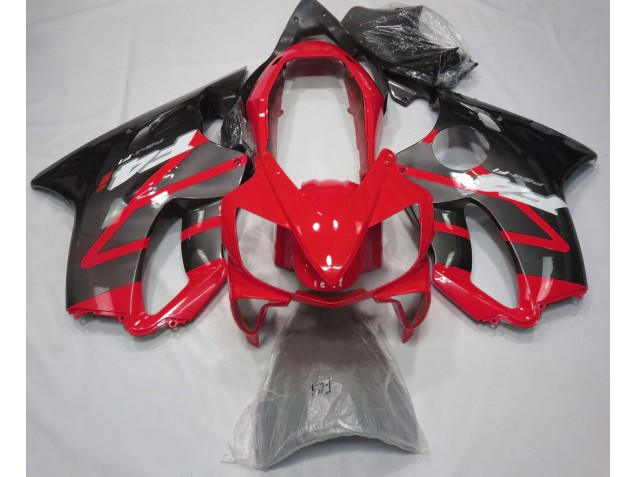 Rouge Brillant & Gris 2004-2007 Honda CBR600 F4i Carénage Moto Rouge Brillant & Gris 2004-2007 Honda CBR600 F4i Carénage Moto