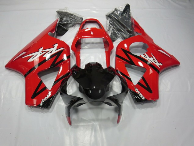 Rouge Brillant & Noir 2002-2003 Honda CBR954RR Carénage Moto Rouge Brillant & Noir 2002-2003 Honda CBR954RR Carénage Moto