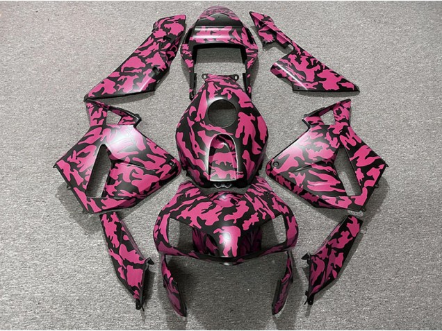 Rouge Camouflage 2003-2004 Honda CBR600RR Carénage Moto Rouge Camouflage 2003-2004 Honda CBR600RR Carénage Moto