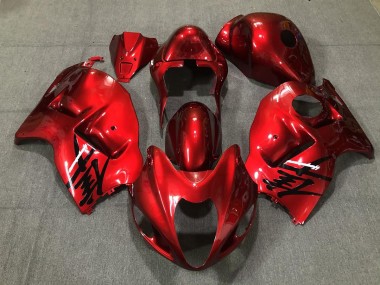 Rouge Feu Brillant 1997-2007 Suzuki GSXR 1300 Carénage Moto