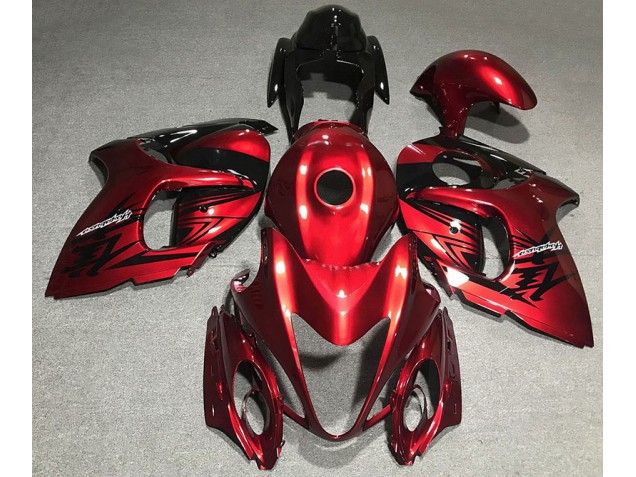 Rouge Foncé 2008-2020 Suzuki GSXR 1300 Carénage Moto Rouge Foncé 2008-2020 Suzuki GSXR 1300 Carénage Moto