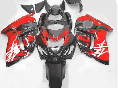 Rouge & Gris 2008-2020 Suzuki GSXR 1300 Carénage Moto