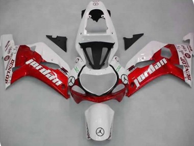 Rouge Jordan 2001-2003 Suzuki GSXR 600-750 Carénage Moto