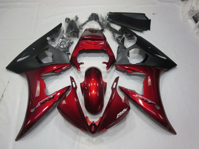 Rouge Marron 2005 Yamaha R6 Carénage Moto Rouge Marron 2005 Yamaha R6 Carénage Moto