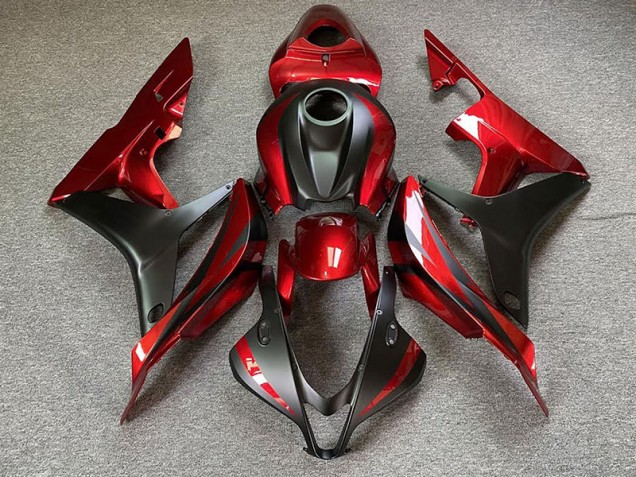 Rouge Marron 2007-2008 Honda CBR600RR Carénage Moto Rouge Marron 2007-2008 Honda CBR600RR Carénage Moto