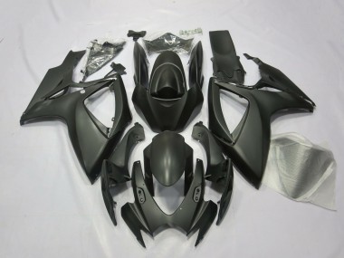 Rouge & Mat 2006-2007 Suzuki GSXR 600-750 Carénage Moto