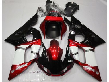 Rouge Métallisé 1998-2002 Yamaha R6 Carénage Moto