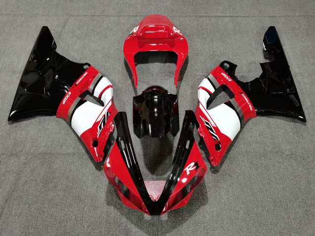 Rouge & Noir 2000-2001 Yamaha R1 Carénage Moto Rouge & Noir 2000-2001 Yamaha R1 Carénage Moto