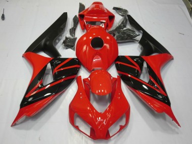 Rouge & Noir 2006-2007 Honda CBR1000RR Carénage Moto
