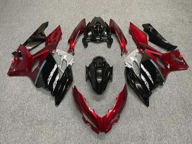 Rouge & Noir 2018-2023 Kawasaki Ninja 400 Carénage Moto