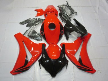 Rouge-Orange 2008-2011 Honda CBR1000RR Carénage Moto