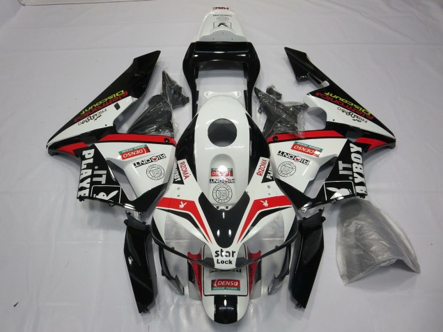 Rouge Playboy 2003-2004 Honda CBR600RR Carénage Moto Rouge Playboy 2003-2004 Honda CBR600RR Carénage Moto