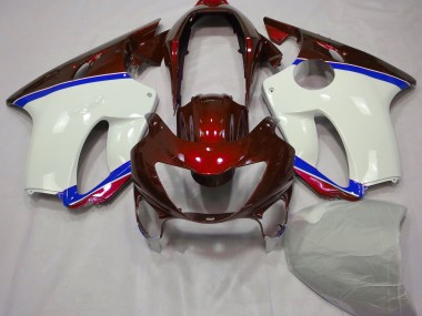 Rouge Profond & Bleu 1999-2000 Honda CBR600 F4 Carénage Moto