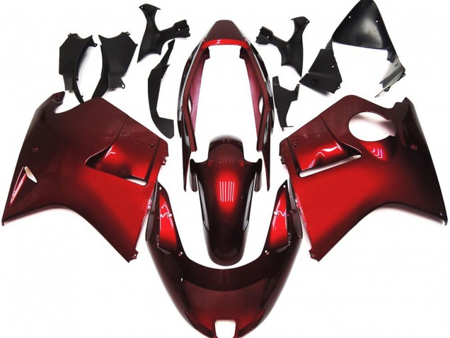 Rouge Profond & Vibrant 1996-2007 Honda CBR1100XX Carénage Moto Rouge Profond & Vibrant 1996-2007 Honda CBR1100XX Carénage Moto