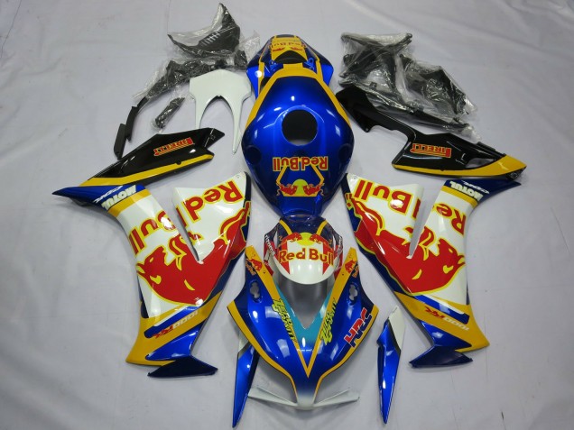 Rouge Taureau Jaune 2012-2016 Honda CBR1000RR Carénage Moto Rouge Taureau Jaune 2012-2016 Honda CBR1000RR Carénage Moto