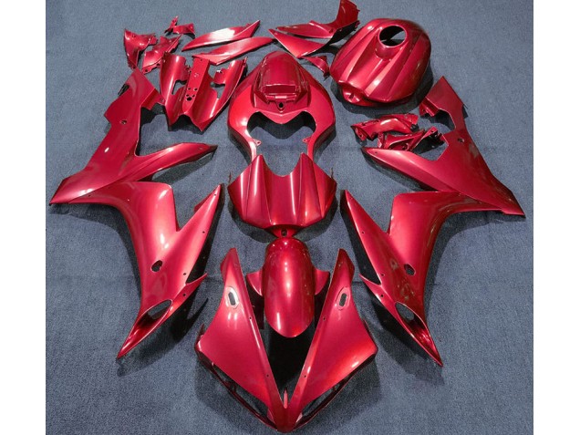 Rouge Uni 2004-2006 Yamaha R1 Carénage Moto Rouge Uni 2004-2006 Yamaha R1 Carénage Moto