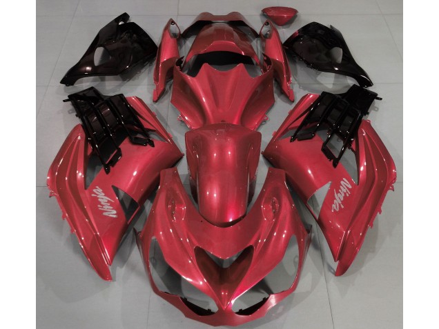 Rouge Vif 2012-2021 Kawasaki ZX14R Carénage Moto Rouge Vif 2012-2021 Kawasaki ZX14R Carénage Moto
