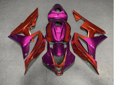 Rouge Violet 2007-2008 Honda CBR600RR Carénage Moto