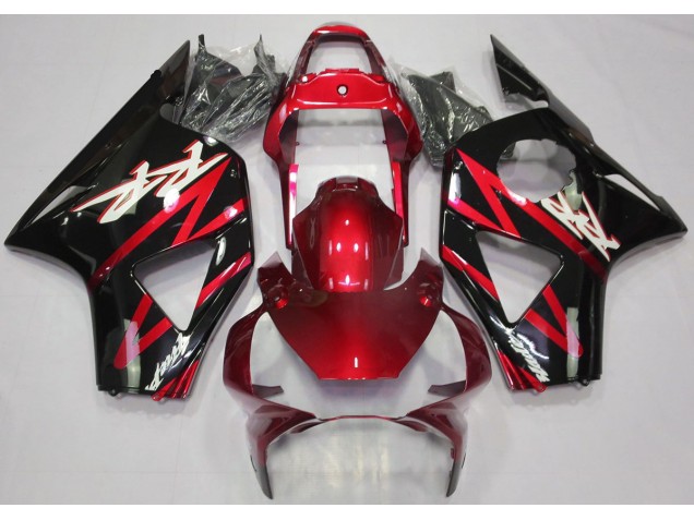 Rouge Électrique 2002-2003 Honda CBR954RR Carénage Moto Rouge Électrique 2002-2003 Honda CBR954RR Carénage Moto