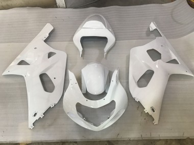 Rs Blanc 2001-2003 Suzuki GSXR 600-750 Carénage Moto