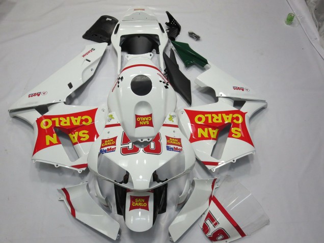 San Carlo 58 2003-2004 Honda CBR600RR Carénage Moto San Carlo 58 2003-2004 Honda CBR600RR Carénage Moto