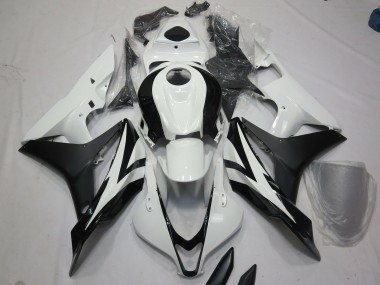 Style Blanc & Noir OEM 2007-2008 Honda CBR600RR Carénage Moto