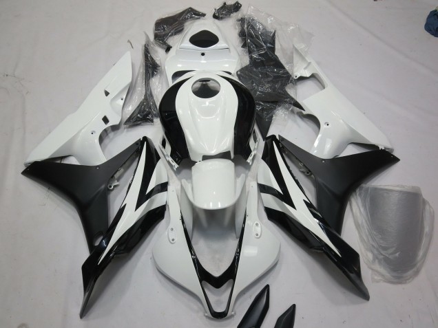 Style Blanc & Noir OEM 2007-2008 Honda CBR600RR Carénage Moto Style Blanc & Noir OEM 2007-2008 Honda CBR600RR Carénage Moto
