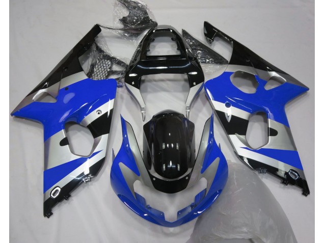 Style Bleu Argent OEM 2000-2002 Suzuki GSXR 1000 Carénage Moto Style Bleu Argent OEM 2000-2002 Suzuki GSXR 1000 Carénage Moto