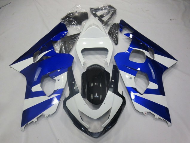 Style Bleu Blanc OEM 2004-2005 Suzuki GSXR 600-750 Carénage Moto Style Bleu Blanc OEM 2004-2005 Suzuki GSXR 600-750 Carénage Moto